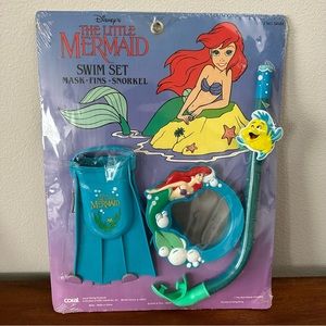 Vintage The Little Mermaid Swim Set